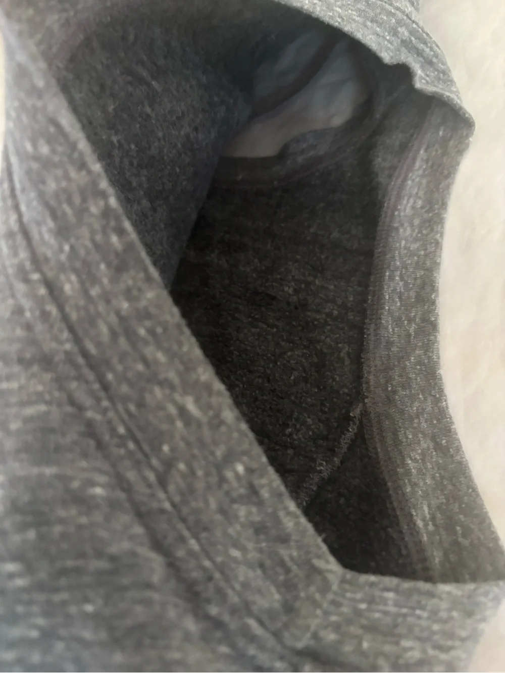 ALO Yoga Gray Sleeveless Hooded Pullover